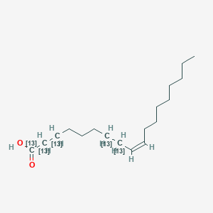 (Z)-(1,2,3,7,8-13C5)octadec-9-enoic acid