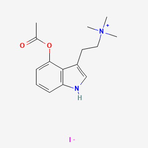 molecular formula C15H21IN2O2 B10830720 4-acetoxy TMT (iodide) 