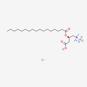 molecular formula C24H48ClNO4 B10830721 Heptadecanoyl L-carnitine-d3 HCl 