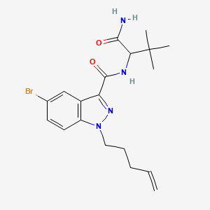 N-(1-amino-3,3-dimethyl-1-oxobutan-2-yl)-5-bromo-1-pent-4-enylindazole-3-carboxamide