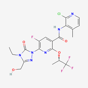 molecular formula C20H19ClF4N6O4 B10830803 Dhodh-IN-21 