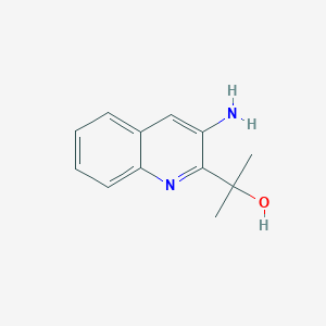 2-(3-Aminoquinolin-2-yl)propan-2-ol