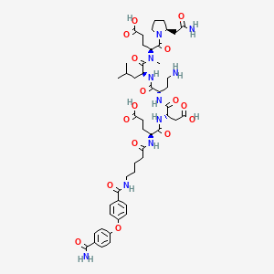 molecular formula C50H70N10O16 B10830862 74Rnn4L7X5 CAS No. 2787582-17-4