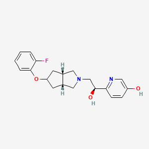 molecular formula C20H23FN2O3 B10830910 Onfasprodil CAS No. 1892581-29-1