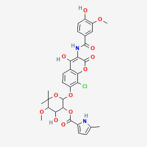 molecular formula C31H31ClN2O12 B10830932 Isovanillobiocin 