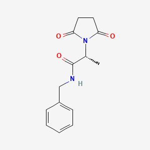 (R)-N-Benzyl-2-(2,5-dioxopyrrolidin-1-yl)propanamide