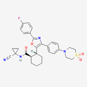 molecular formula C30H31FN4O4S B10830959 Cathepsin K inhibitor 3 