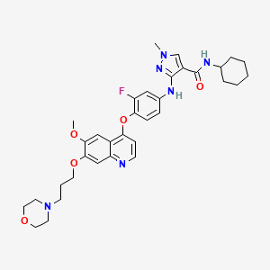 molecular formula C34H41FN6O5 B10830992 Axl-IN-13 