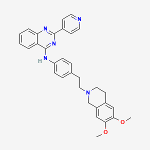 molecular formula C32H31N5O2 B10831035 P-gp inhibitor 1 