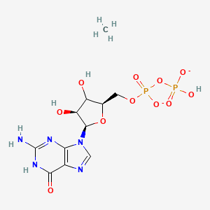 molecular formula C11H17N5O11P2-2 B10831060 GDP (disodium salt) 