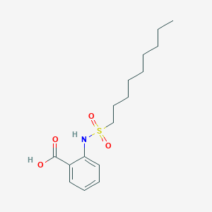 molecular formula C16H25NO4S B10831063 2-(Nonylsulfonamido)benzoic Acid 