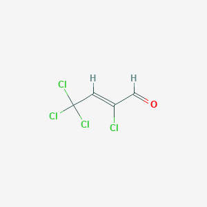 molecular formula C4H2Cl4O B108311 2,4,4,4-Tetrachlorobut-2-enal CAS No. 19429-51-7