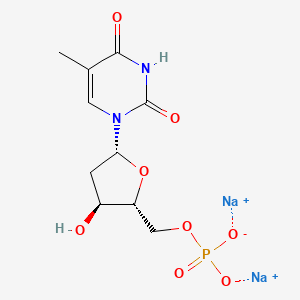 molecular formula C10H13N2Na2O8P B10831198 Thymidine-5'-monophosphate (disodium) salt 