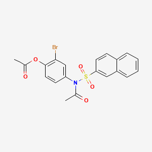 molecular formula C20H16BrNO5S B10831209 Ebna1-IN-SC7 