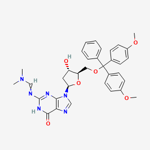 5'-O-(Dimethoxytrityl)-N2-(dimethylaminomethylidene)-3'-deoxyguanosine