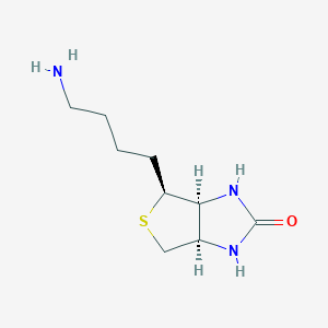 molecular formula C9H17N3OS B10831249 Norbiotinamine 