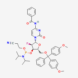 molecular formula C46H51FN5O8P B10831264 2'-F-Bz-dC Phosphoramidite 