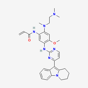 molecular formula C31H37N7O2 B10831329 Oritinib CAS No. 2035089-28-0