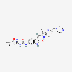 molecular formula C30H38N8O4 B10831337 Csf1R-IN-3 