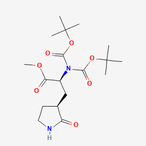 molecular formula C18H30N2O7 B10831351 Antiviral agent 5 