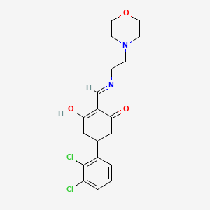 molecular formula C19H22Cl2N2O3 B10831357 DC-LC3in-D5 