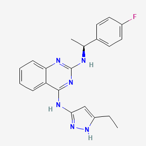 molecular formula C21H21FN6 B10831363 Grk6-IN-2 