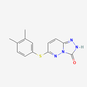 molecular formula C13H12N4OS B10831381 Carboxylesterase-IN-2 