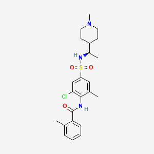 molecular formula C23H30ClN3O3S B10831384 CCR8 antagonist 2 