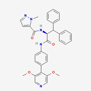 molecular formula C33H31N5O4 B10831428 IL-17A modulator-1 