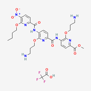 molecular formula C31H37F3N8O11 B10831454 Adh-6 (tfa) 