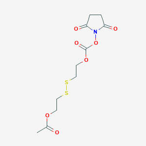 molecular formula C11H15NO7S2 B10831506 NHS-SS-Ac 