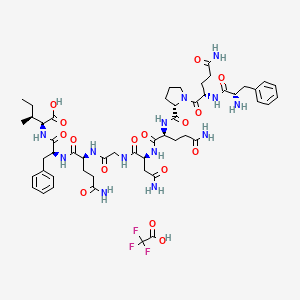 molecular formula C52H72F3N13O16 B10831697 Nucleoprotein (396-404) (TFA) 