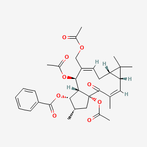 molecular formula C33H40O9 B10831739 EuphorbiafactorL7b 