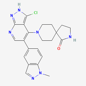 molecular formula C22H22ClN7O B10831955 JH-Xvi-178 