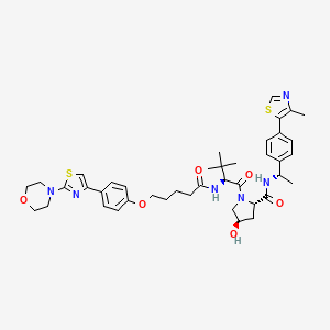 molecular formula C41H52N6O6S2 B10832103 PROTAC AR-V7 degrader-1 