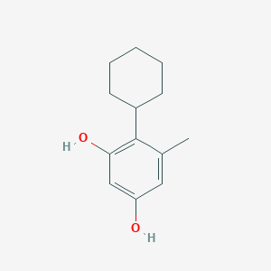 4-Cyclohexyl-5-methylbenzene-1,3-diol