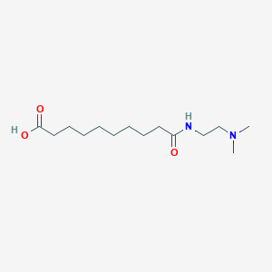 molecular formula C14H28N2O3 B10832227 10-[2-(Dimethylamino)ethylamino]-10-oxodecanoic acid 