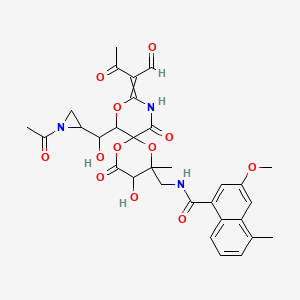 molecular formula C31H33N3O12 B10832240 Carzinophilin 