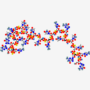 molecular formula C204H243N63Na20O114P20S20 B10832266 Vitravene 