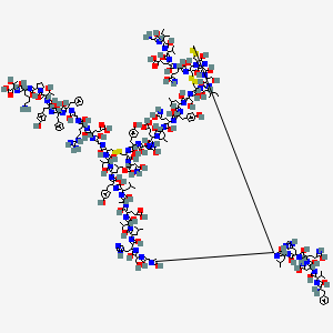 molecular formula C257H383N65O77S6 B10832303 Human neutral insulin 