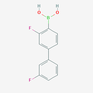 molecular formula C12H9BF2O2 B10832457 Boronic acid derivative 1 