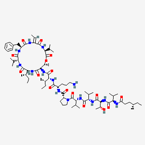 molecular formula C75H124N14O16 B10832538 Elisidepsin CAS No. 681272-30-0