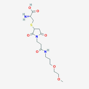 molecular formula C16H27N3O7S B10832559 Pegapamodutide CAS No. 1492924-65-8