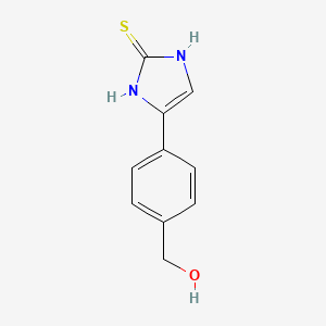 4-[4-(Hydroxymethyl)phenyl]-1,3-dihydroimidazole-2-thione