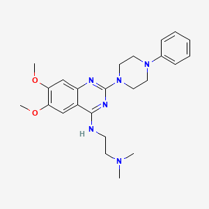 N-[6,7-dimethoxy-2-(4-phenylpiperazin-1-yl)quinazolin-4-yl]-N',N'-dimethylethane-1,2-diamine