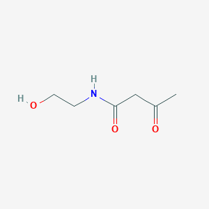 molecular formula C6H11NO3 B108327 N-(2-羟乙基)-3-氧代丁酰胺 CAS No. 24309-97-5