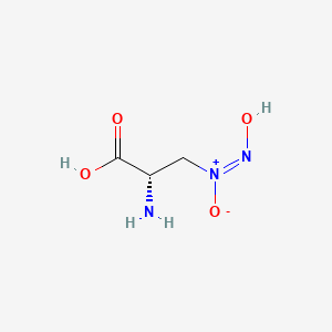 (Z)-[(2S)-2-amino-2-carboxyethyl](hydroxyimino)oxidoazanium