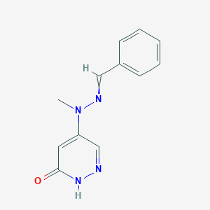 4-[(benzylideneamino)-methylamino]-1H-pyridazin-6-one