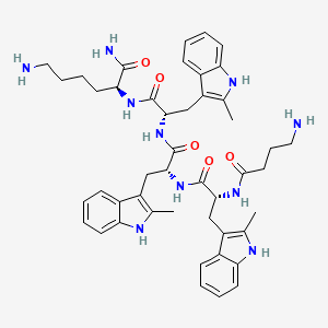 deamino-Dab-D-Trp(2-Me)-D-Trp(2-Me)-Trp(2-Me)-Lys-NH2