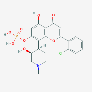 molecular formula C21H21ClNO8P B10832764 7Mpp85iij3 CAS No. 2044686-42-0